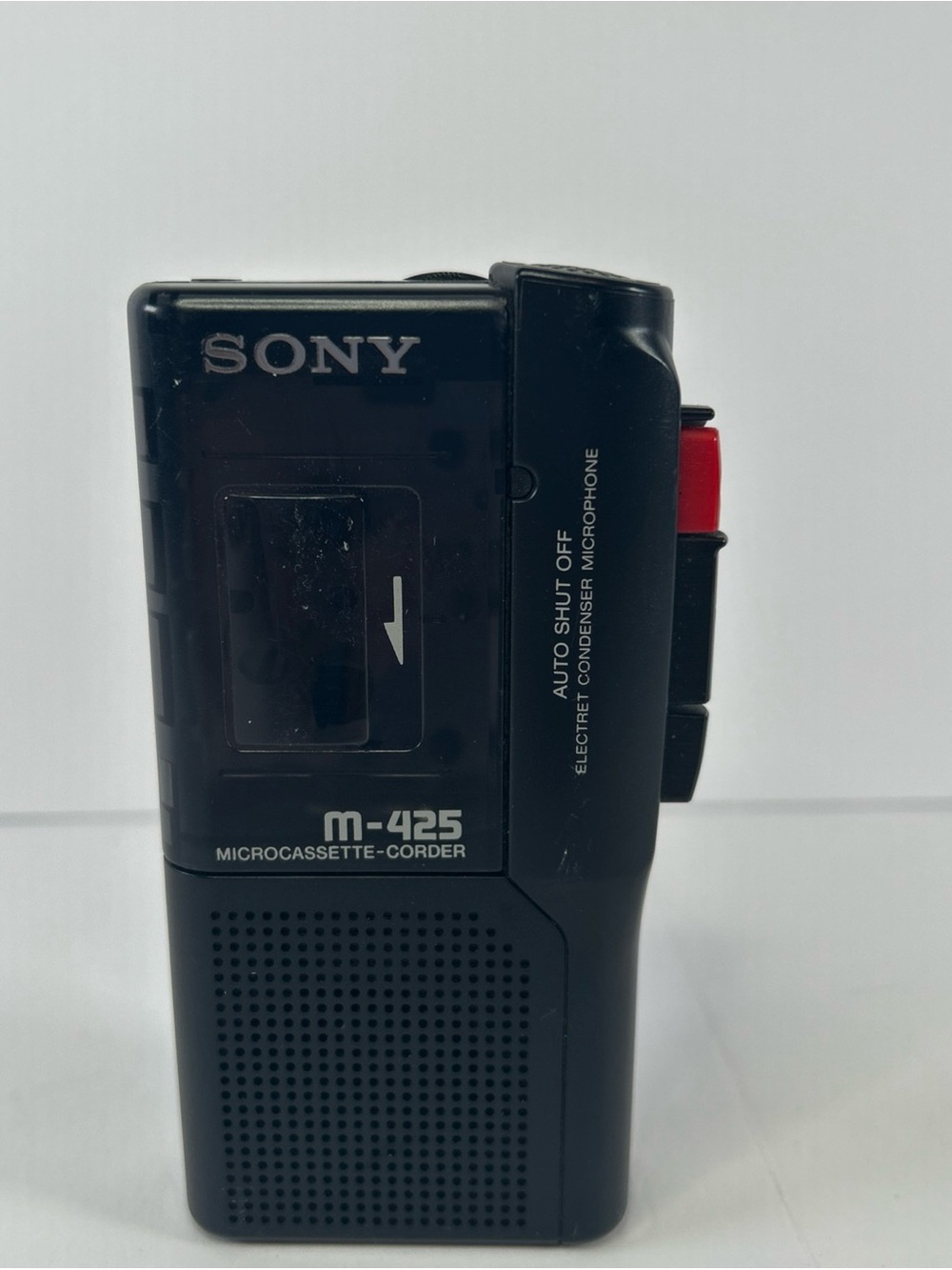 Sony Micro cassette player Works records listen on headphones M-425